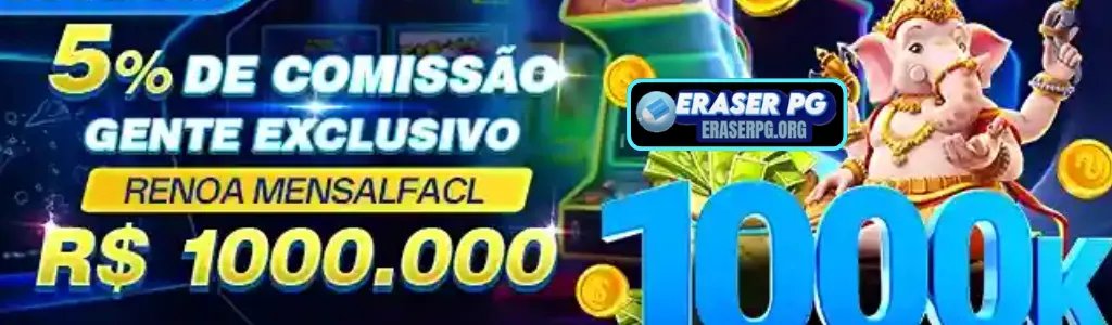 Promoções no app ERASERPG cassino